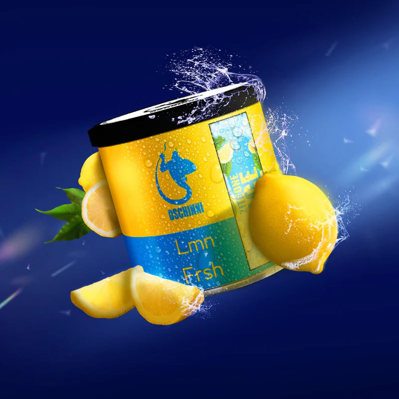 Dschinni 200g Shisha Tabak - Lemon Fresh - Zitrone, Eis