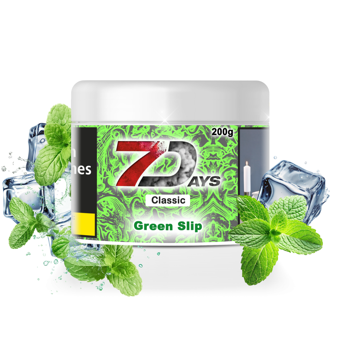 7 Days Classic Shisha Tabak - Green Slip 200g