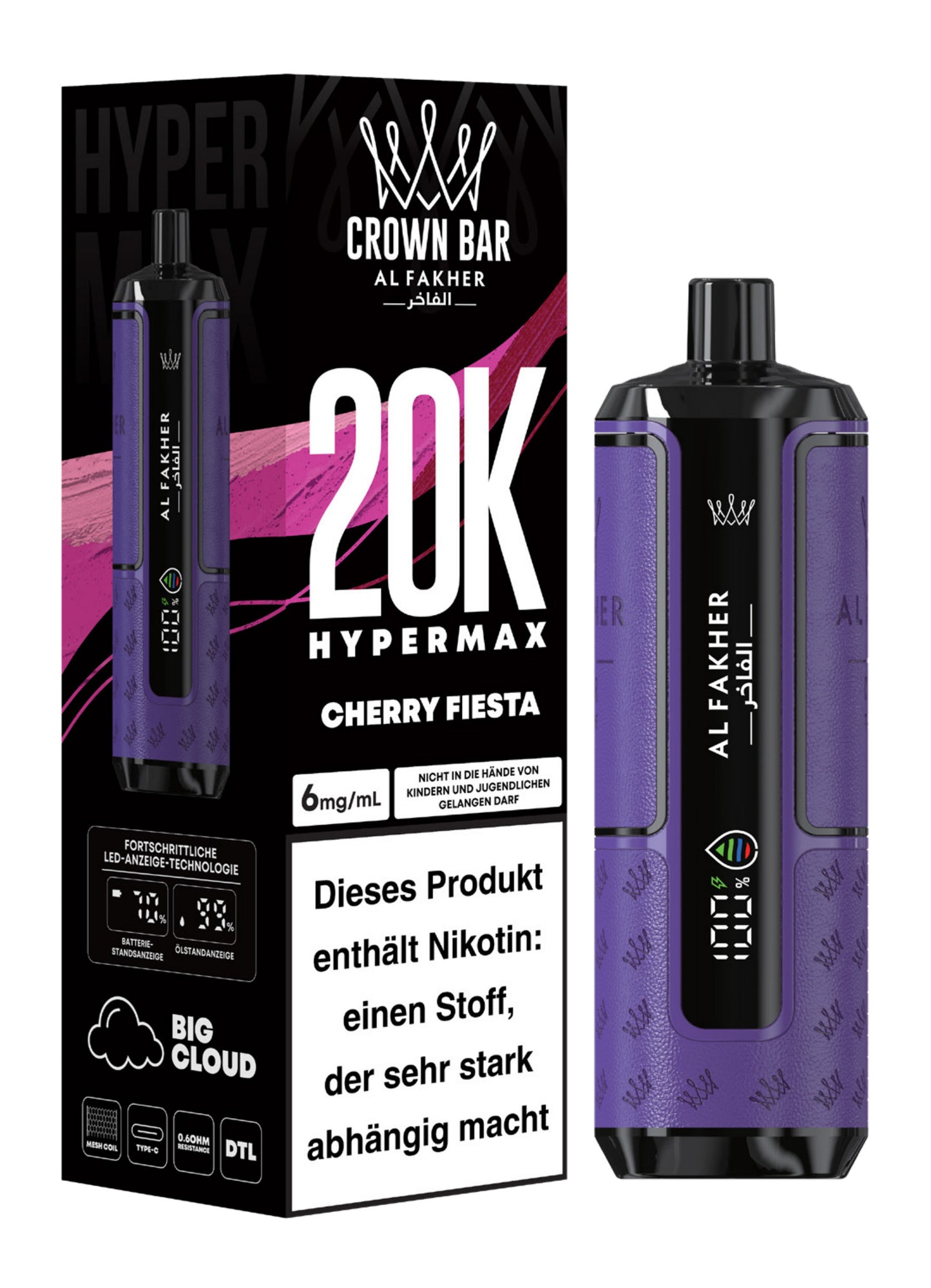 AL FAKHER - HyperMax - 20.000 Züge - Cherry Fiesta