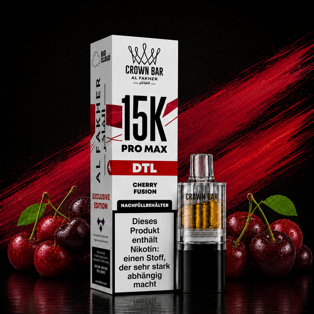 Al Fakher 15K Pro Max | POD | Cherry Fusion