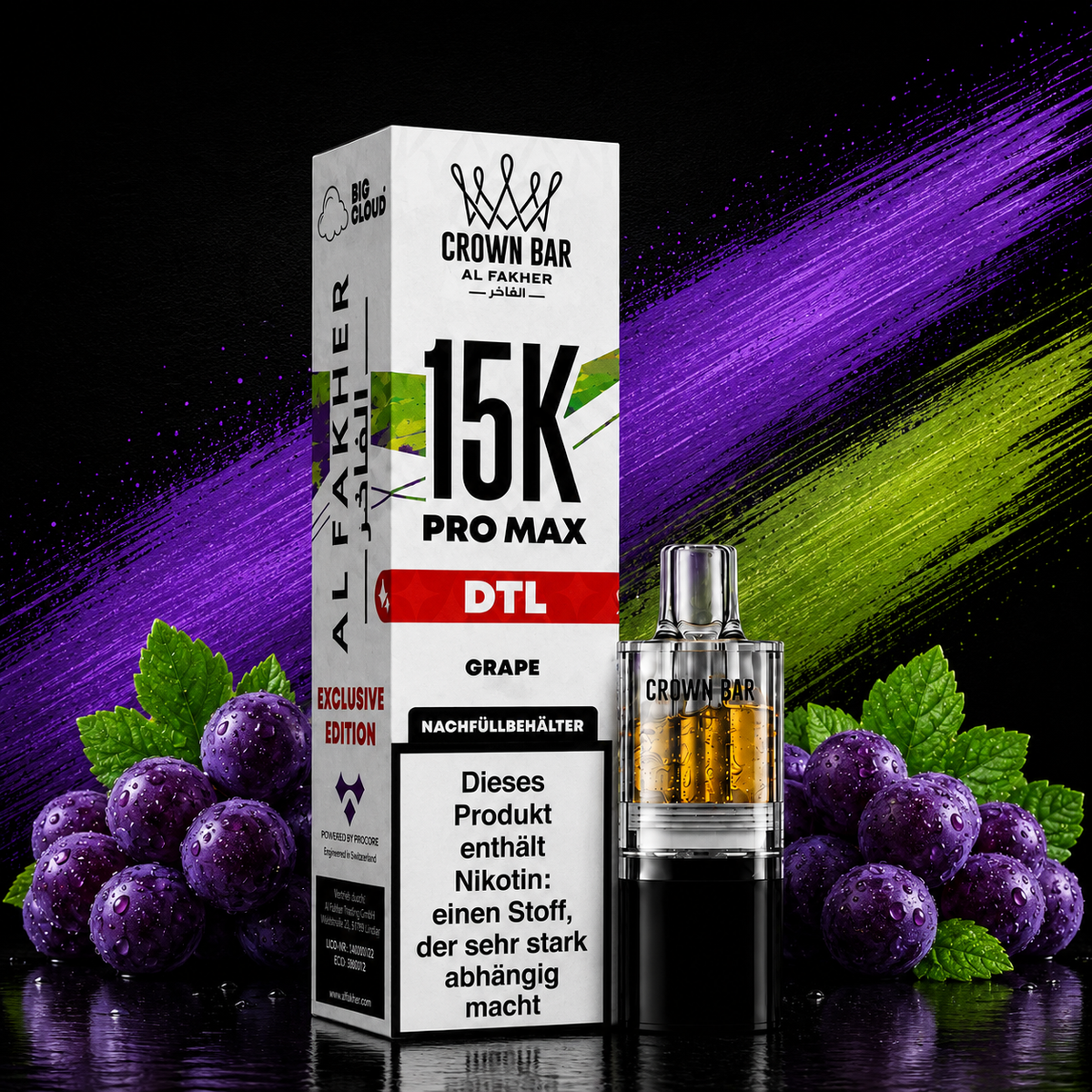 Al Fakher 15K Pro Max | POD |Grape