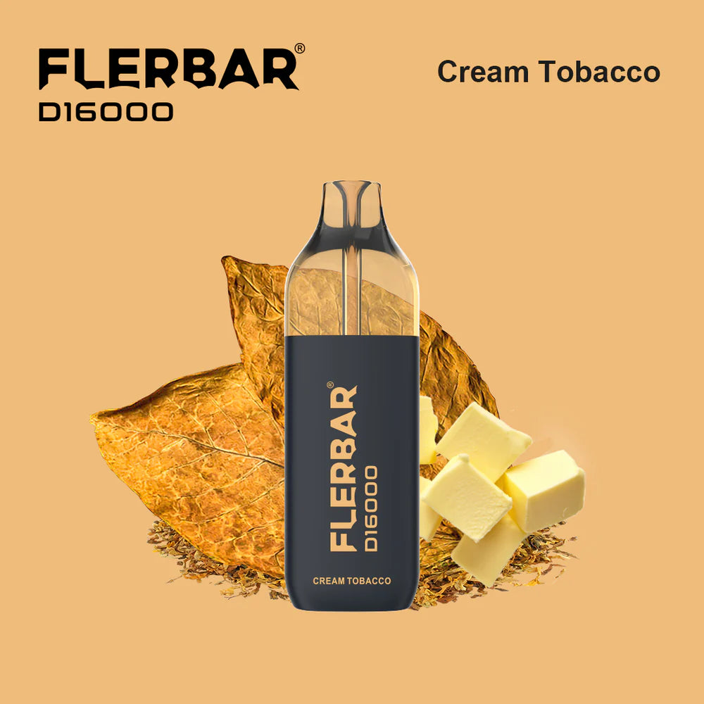 Flerbar D16000 Cream Tobacco