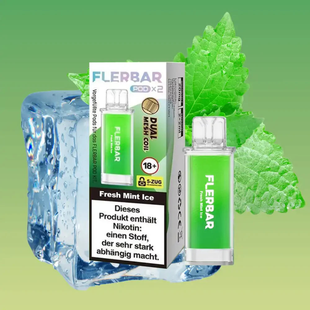 Flerbar Pod Fresh Mint Ice 2x2ml