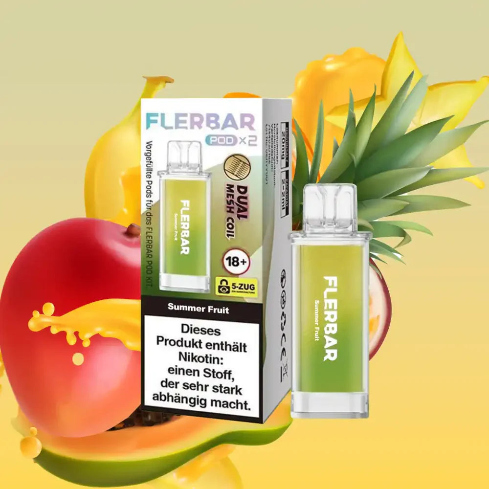 Flerbar Pod Summer Fruit 2x2ml