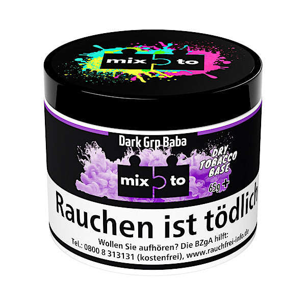 Mixto - Dark Grp Baba - 65g Pfeifentabak