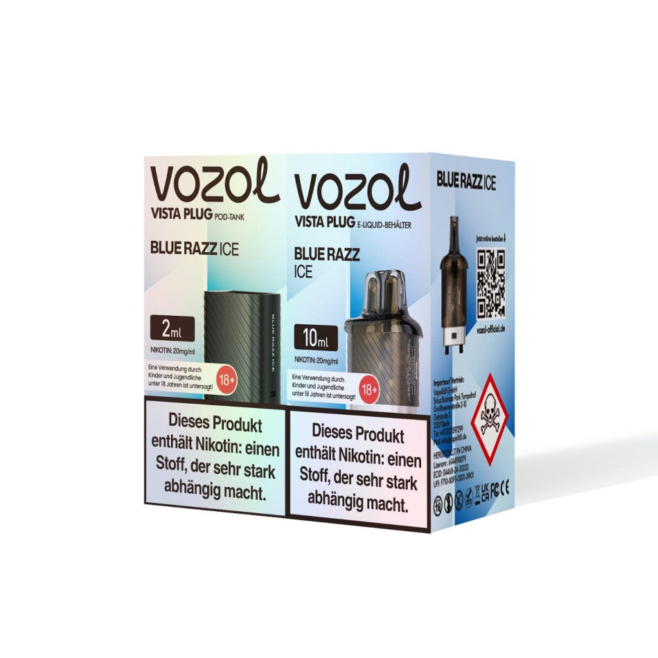 Vozol Vista Plug | Pod Tank |Blue Razz Ice