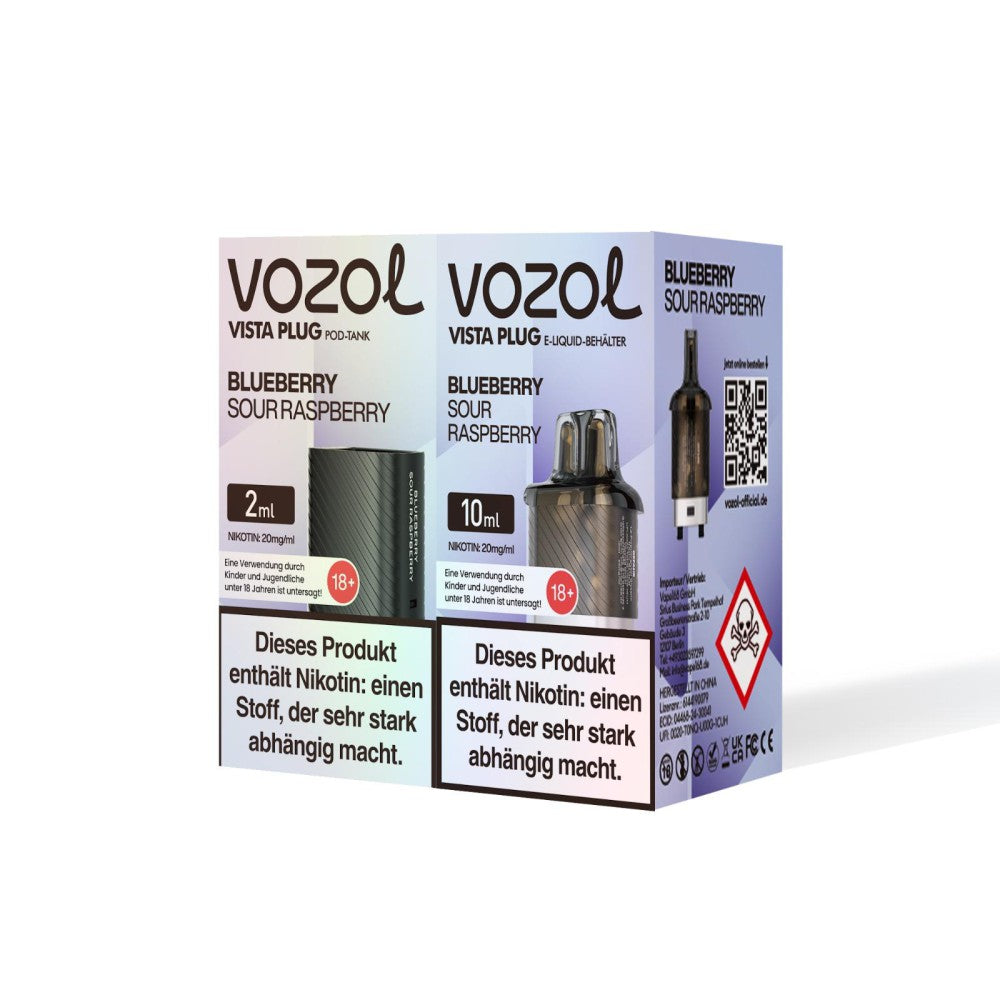 Vozol Vista Plug | Pod Tank | Blueberry Sour Raspberry