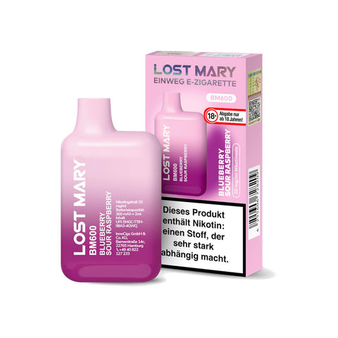 Lost Mary BM600 | Blueberry Sour Raspberry 20mg