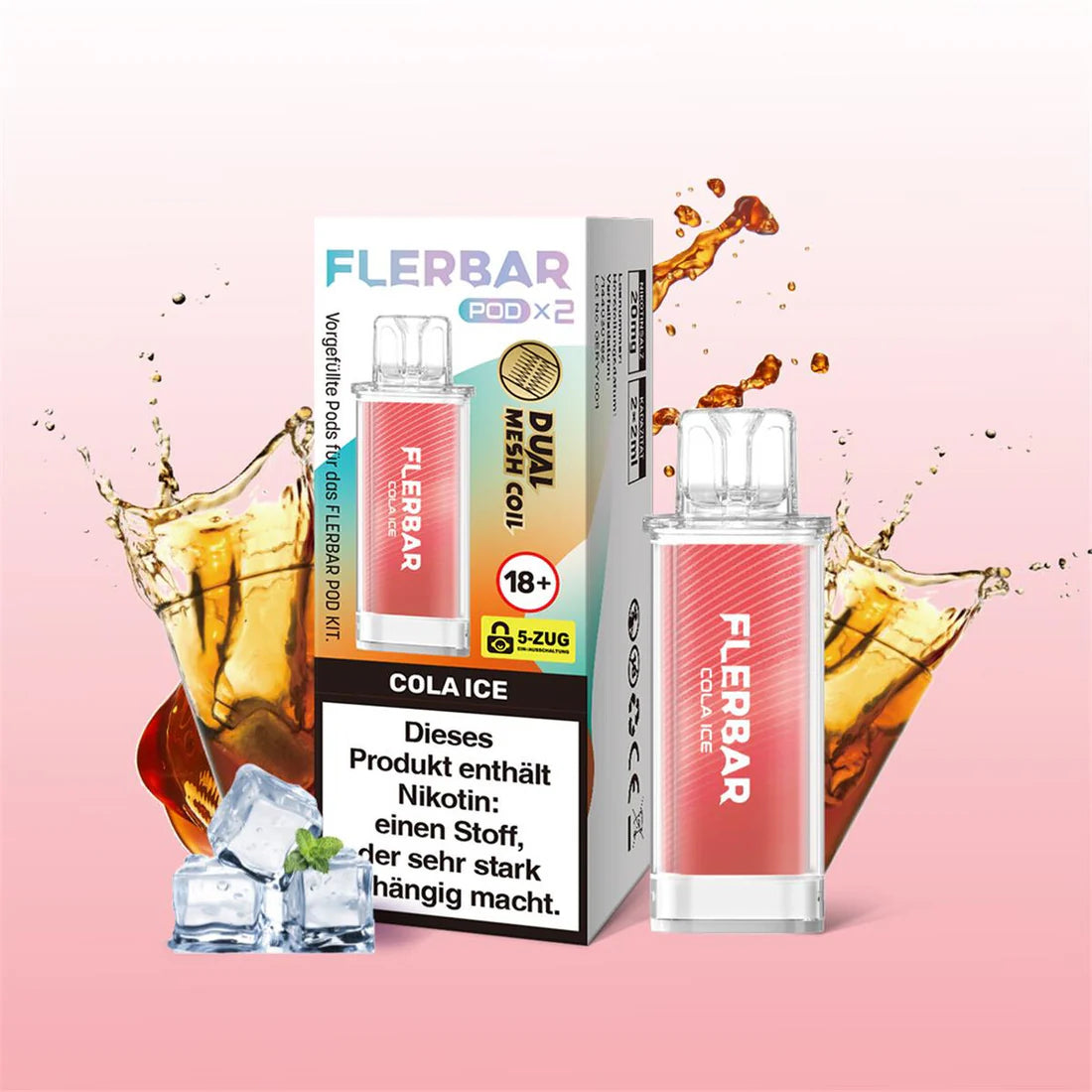 Flerbar Pod Cola Ice 2x2ml