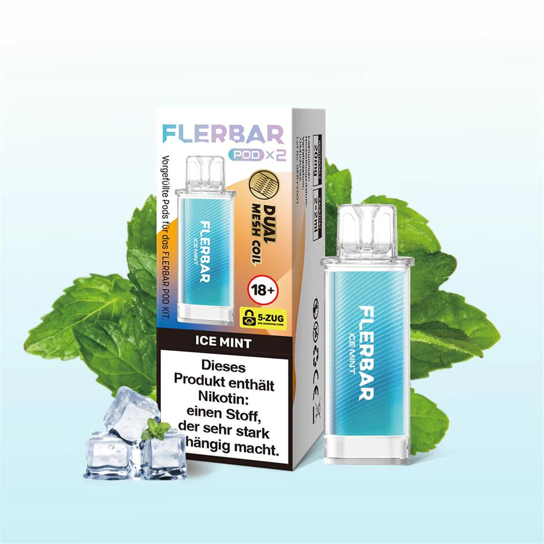 Flerbar Pod Mint Ice 2x2ml