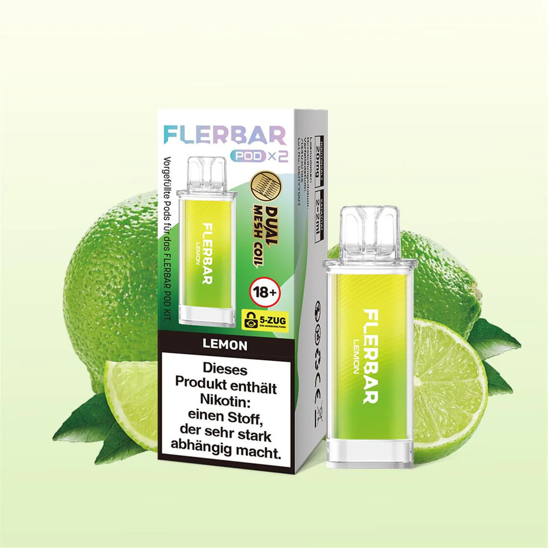Flerbar Pod Lemon 2x2ml