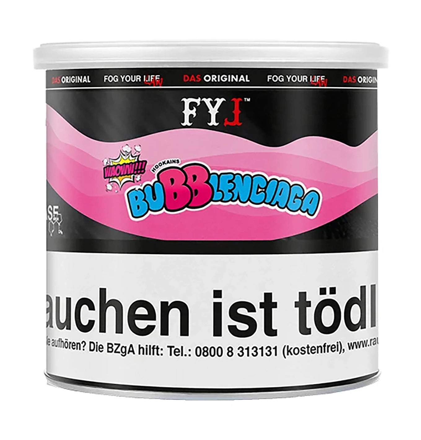 Fog Your Law Dry Base mit Aroma Bubblenciaga 65g