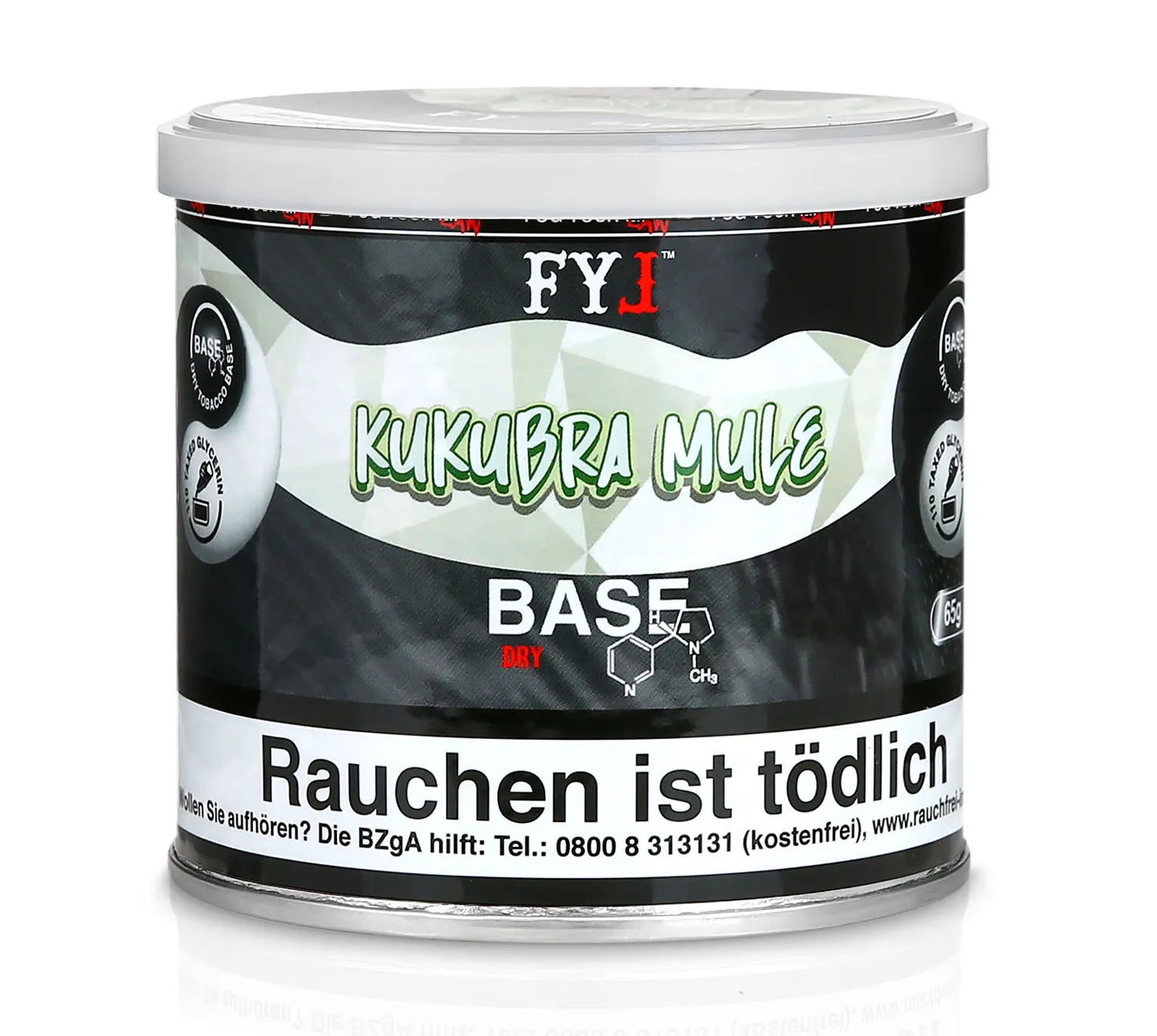 Fog Your Law Dry Base mit Aroma Kukubra Mule 65g