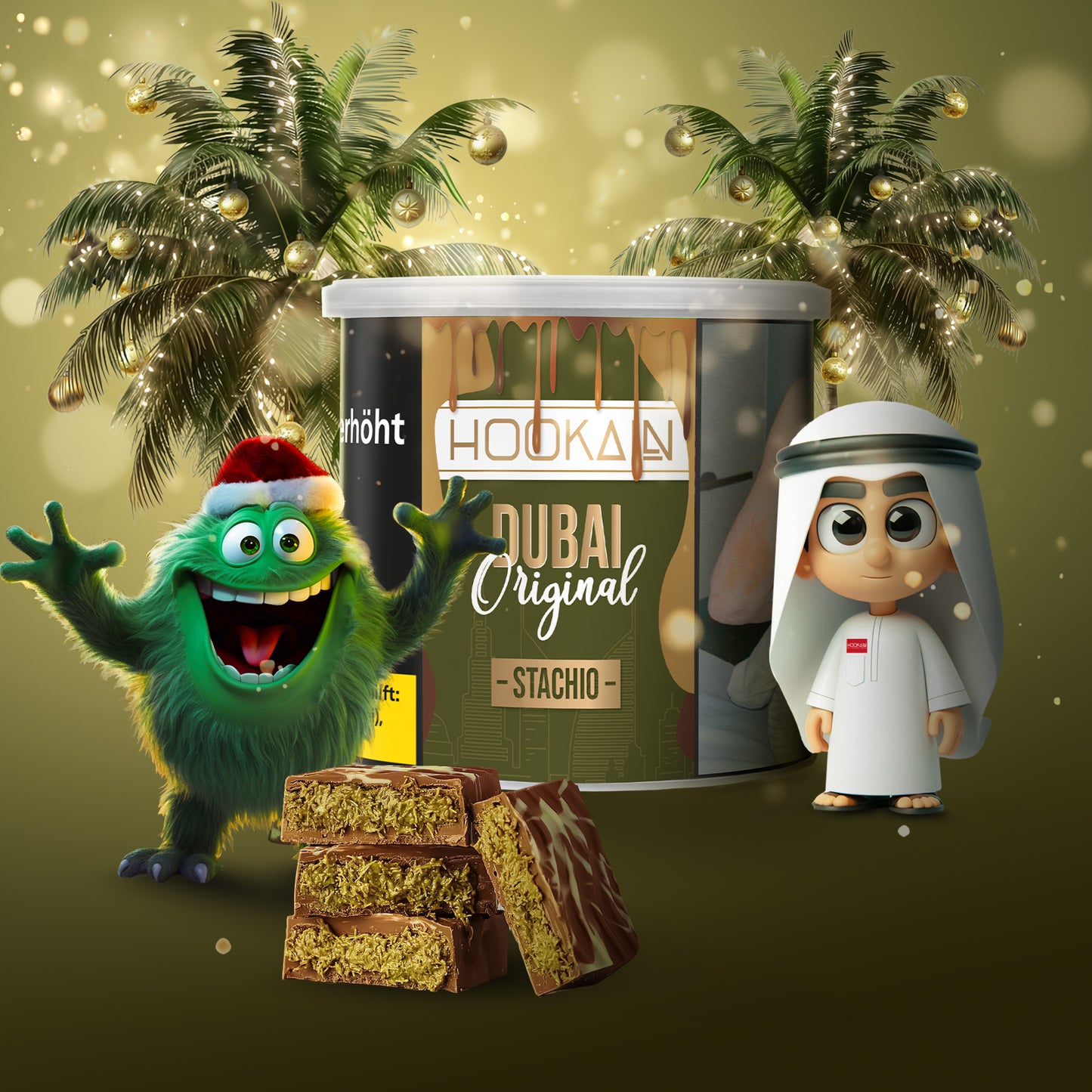 HOOKAIN - Dubai Stachio - 200g