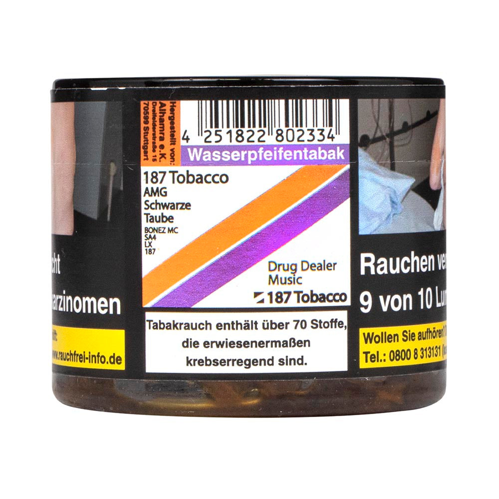 187 Tobacco - AMG Schwarze Traube - 25g