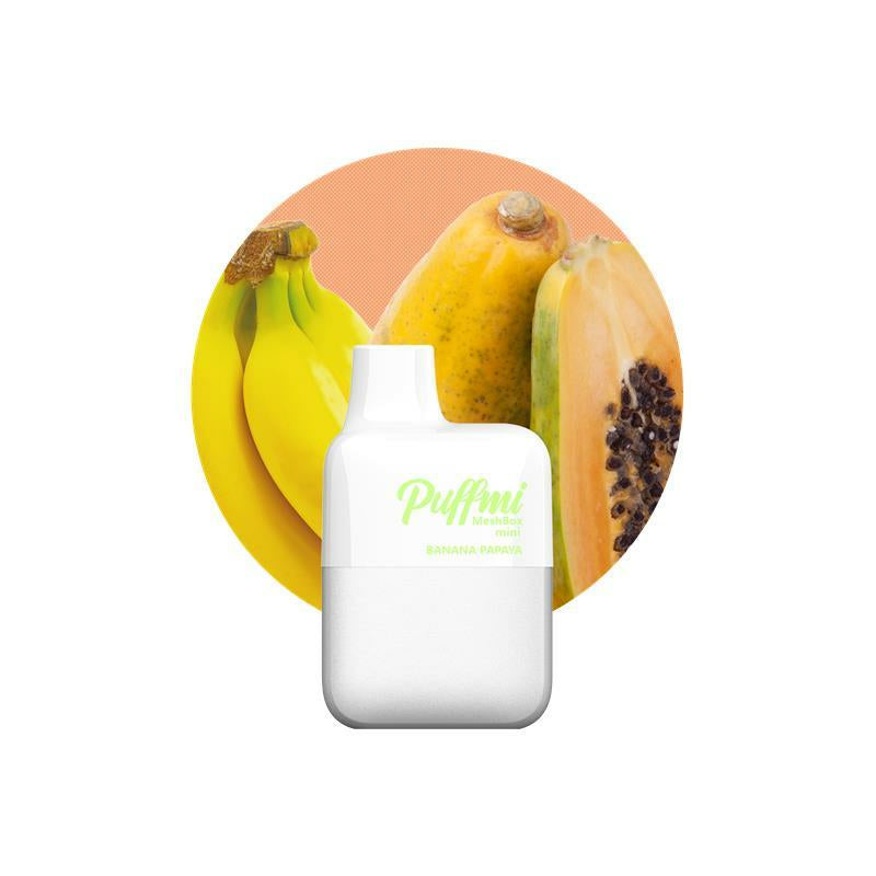 Puffmi MeshBox Mini - Banane Papaya - 600 Puffs