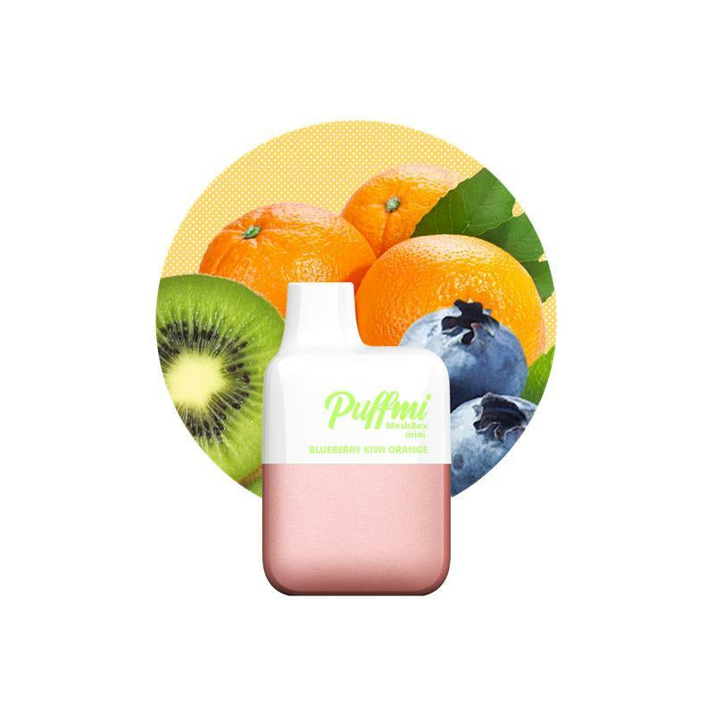 Puffmi MeshBox Mini - Blueberry Kiwi Orange - 600 Puffs