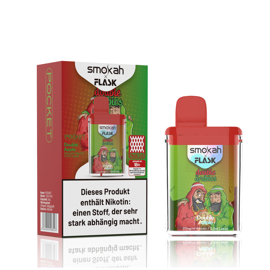 Smokah x Flask Pocket Double Arabics