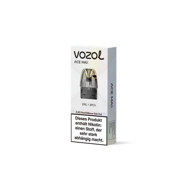 Vozol Ace Max / Ace Go | 3x Leerpod | 0.8 O SHISHA-HAUS DORTMUND Vozol Ace Max / Ace Go | 3x Leerpod | 0.8 O SHISHA-HAUS DORTMUND
