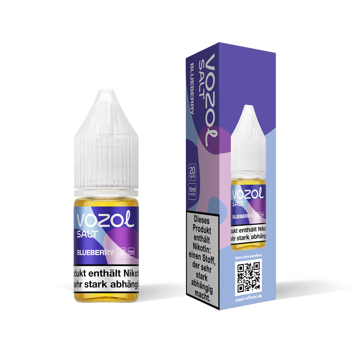 Vozol Salz Liquid 20 mg/ml - Blueberry