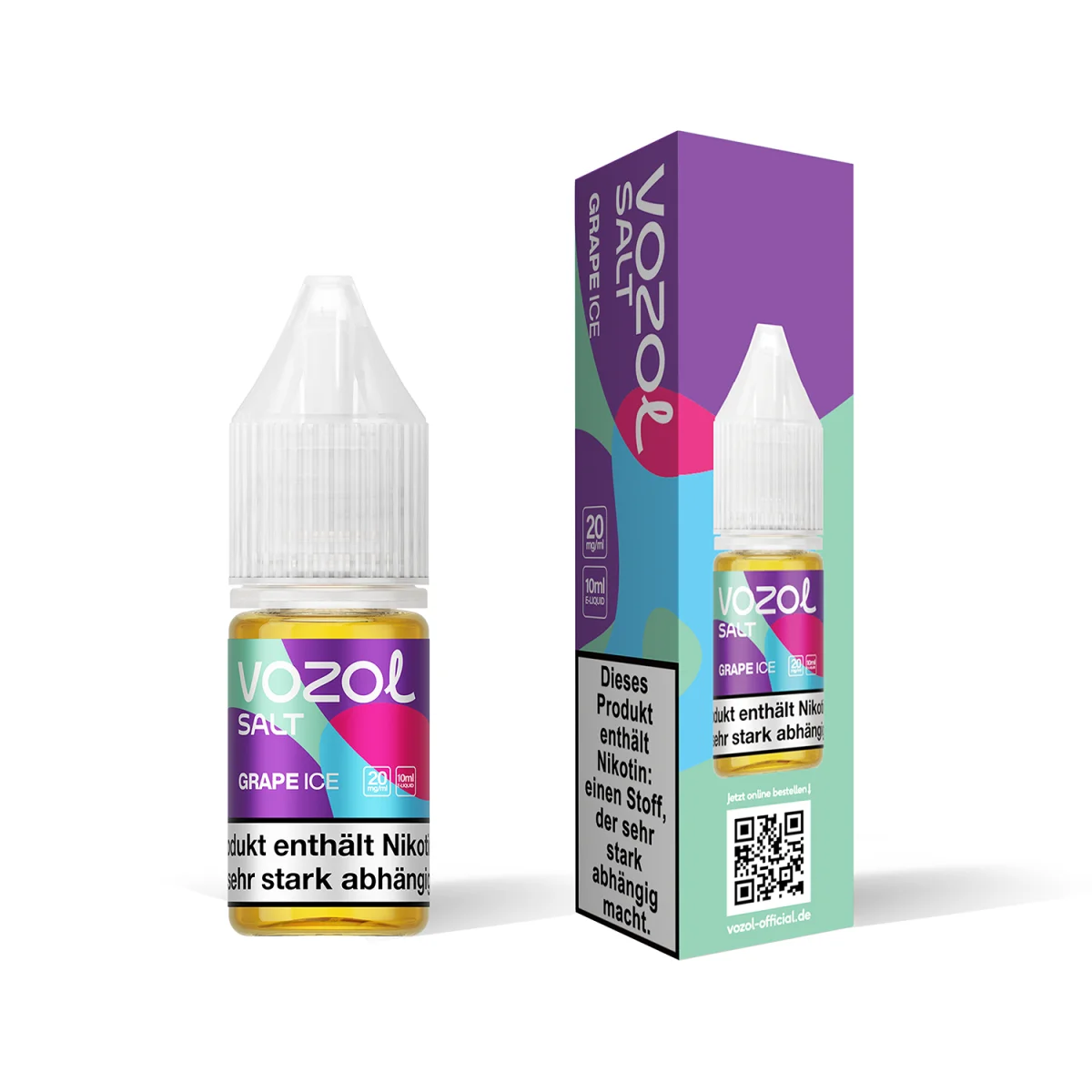 Vozol Salz Liquid 20 mg/ml - Grape Ice