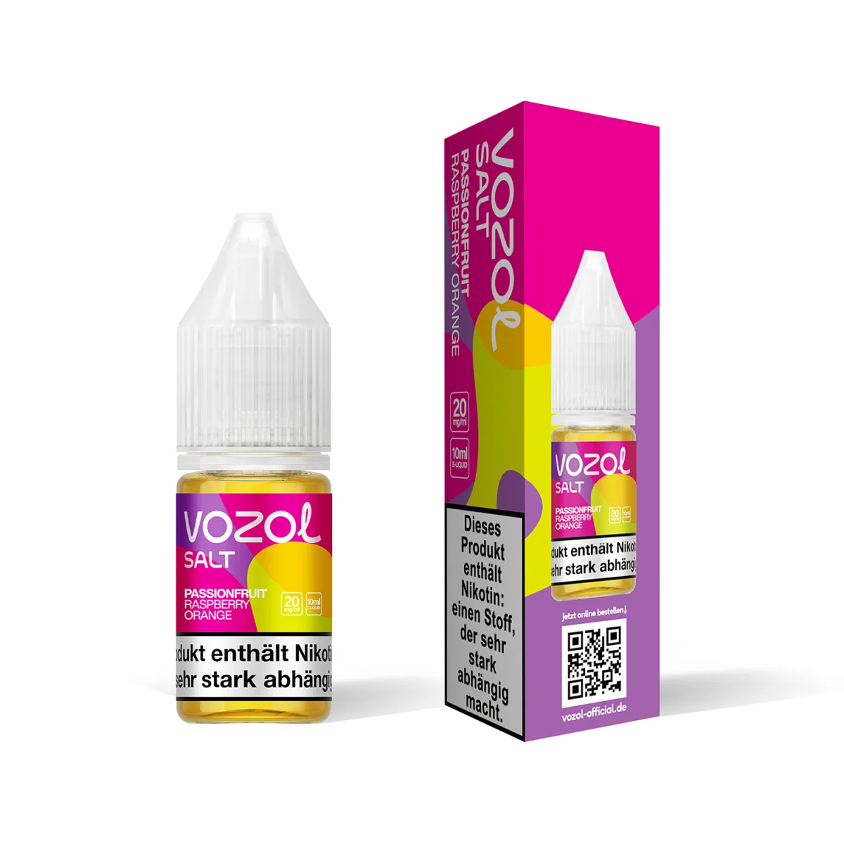 Vozol Salz Liquid 20 mg/ml - Passions Fruit Raspberry Orange