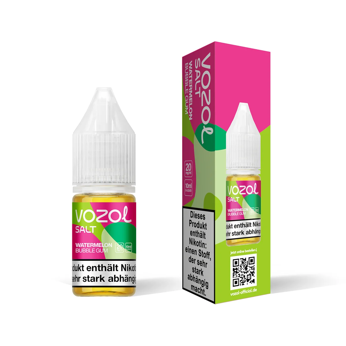 Vozol Salz Liquid 20 mg/ml - Watermelon Bubble Gum
