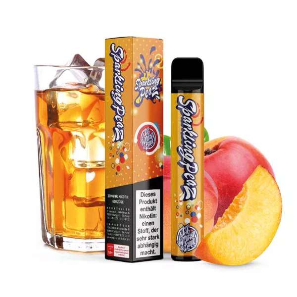 187 Vapes - 600 Züge - Sparkling Peaz