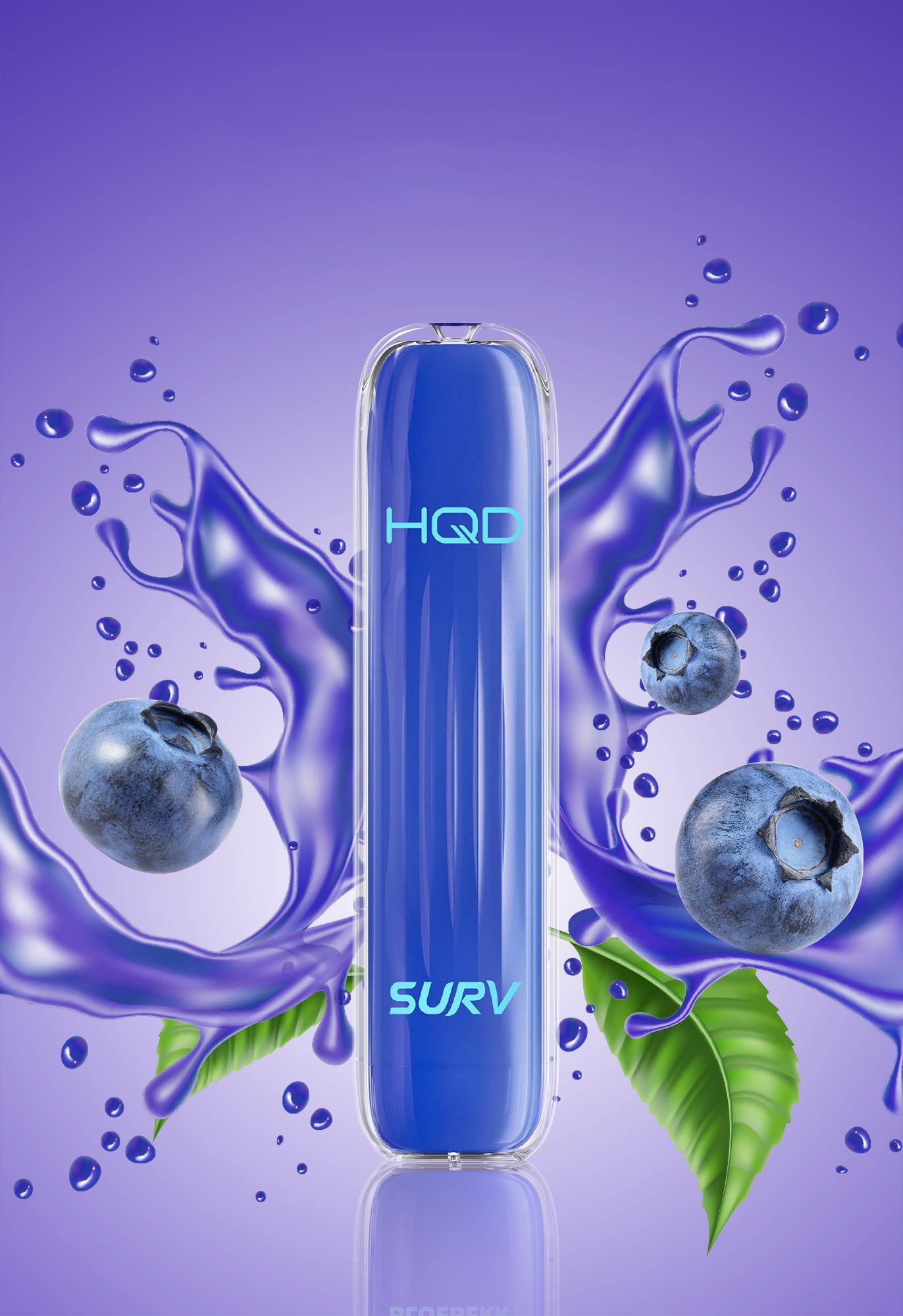 HQD SURV - 600 Züge - Blueberry