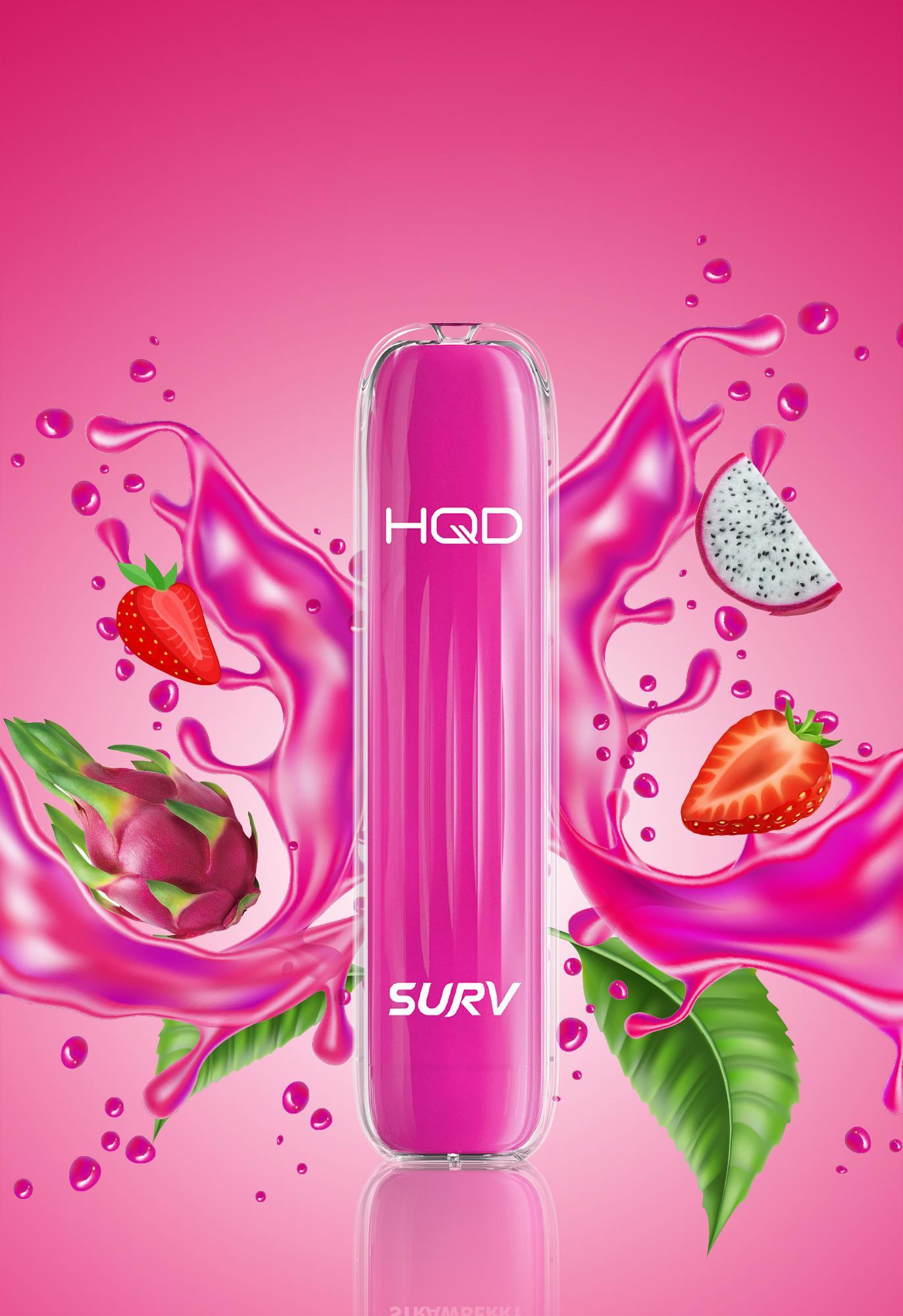 HQD SURV - 600 Züge - Dragon Strawberry