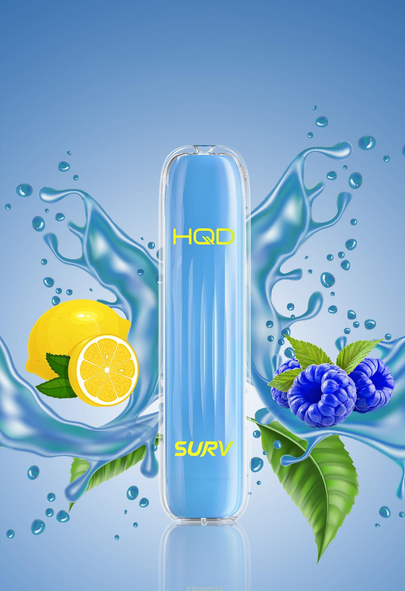 HQD SURV - 600 Züge - Blue Razz Lemon