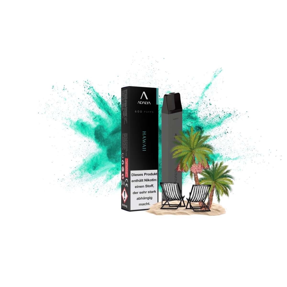 Adalya Vapes - 600 Züge - Hawaii
