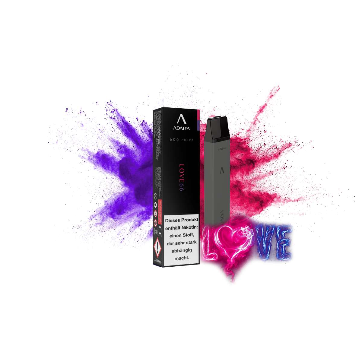 Adalya Vapes - 600 Züge - Love66