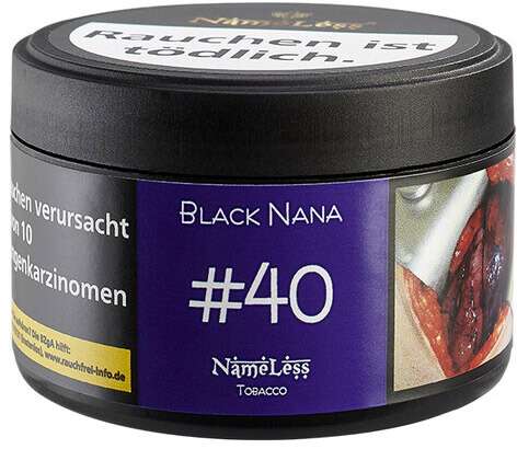 Nameless - Black Nana (40) - 25 Gramm