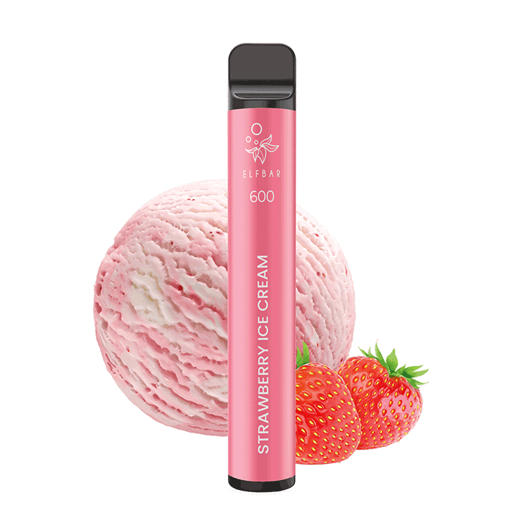 Elfbar - 600 Züge - Strawberry Ice Cream