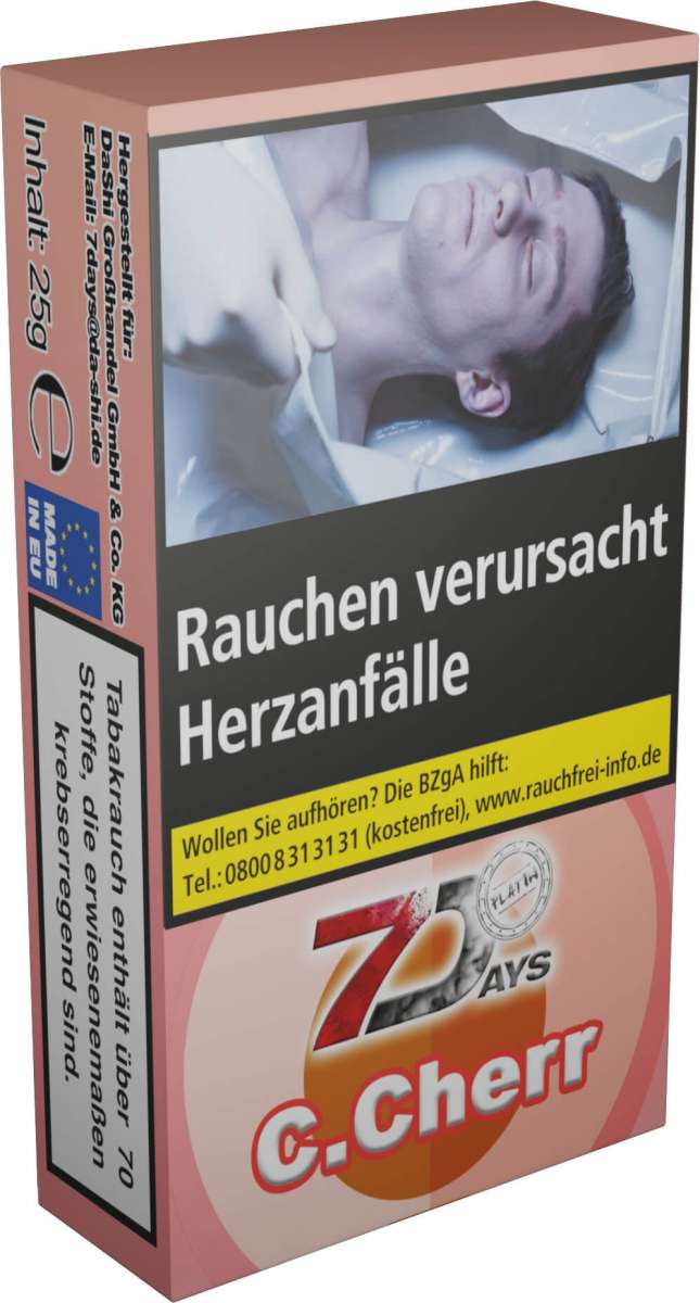 7Days Platin - Cold Cherr - 25 Gramm