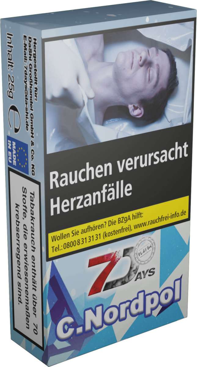 7Days Platin - Cold Nordpol - 25 Gramm