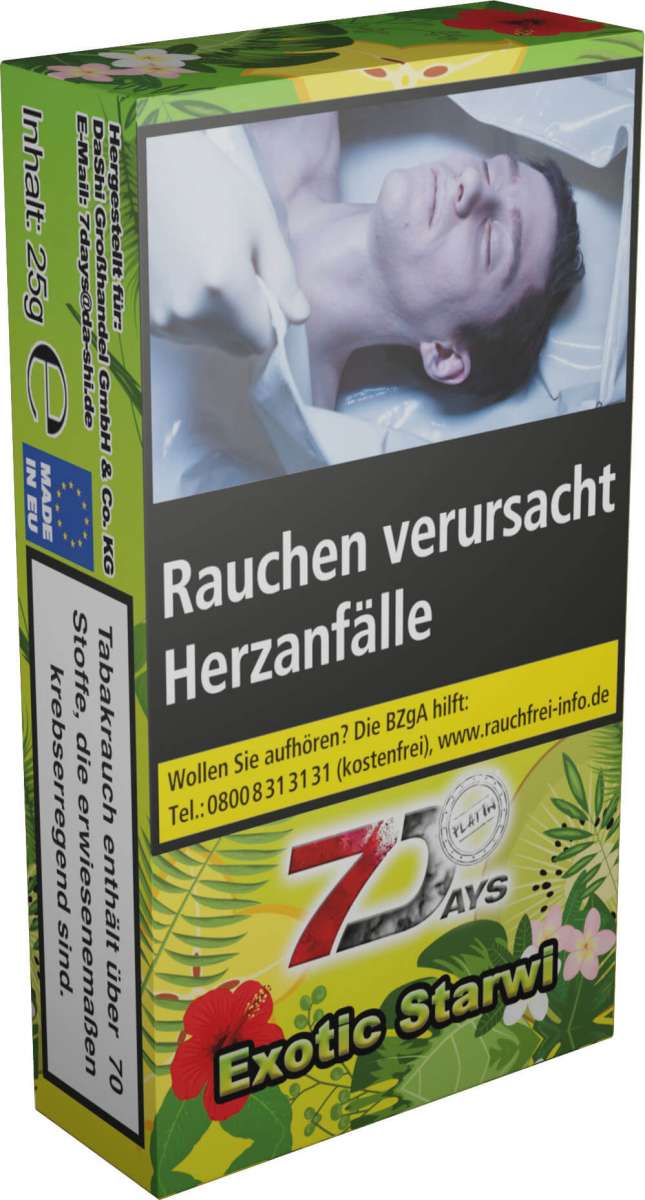 7Days Platin - Exotic Strawi - 25 Gramm