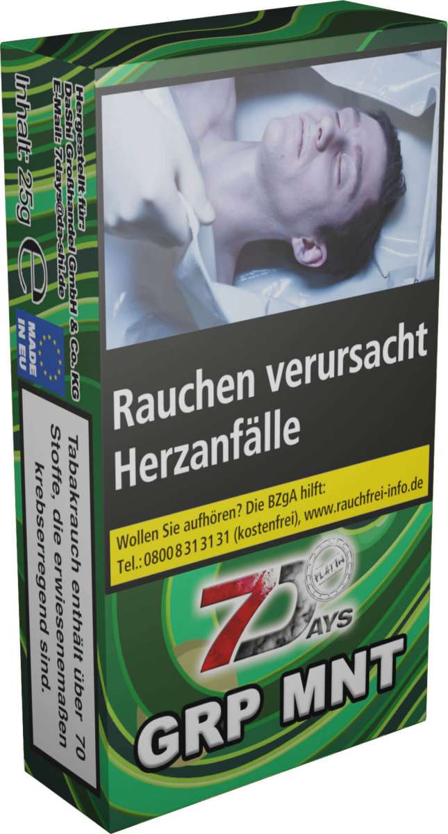 7Days Platin - GRP-MNT - 25 Gramm