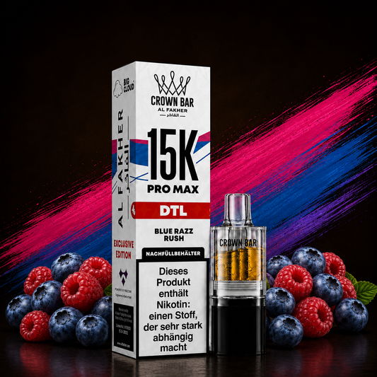 Al Fakher 15K Pro Max | POD | Blue Razz Rush