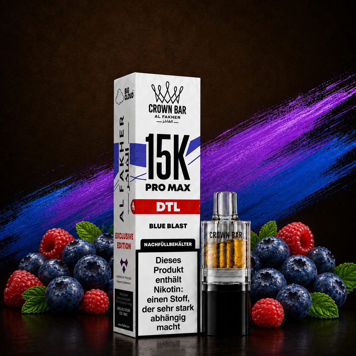 Al Fakher 15K Pro Max | POD | Blue Blast