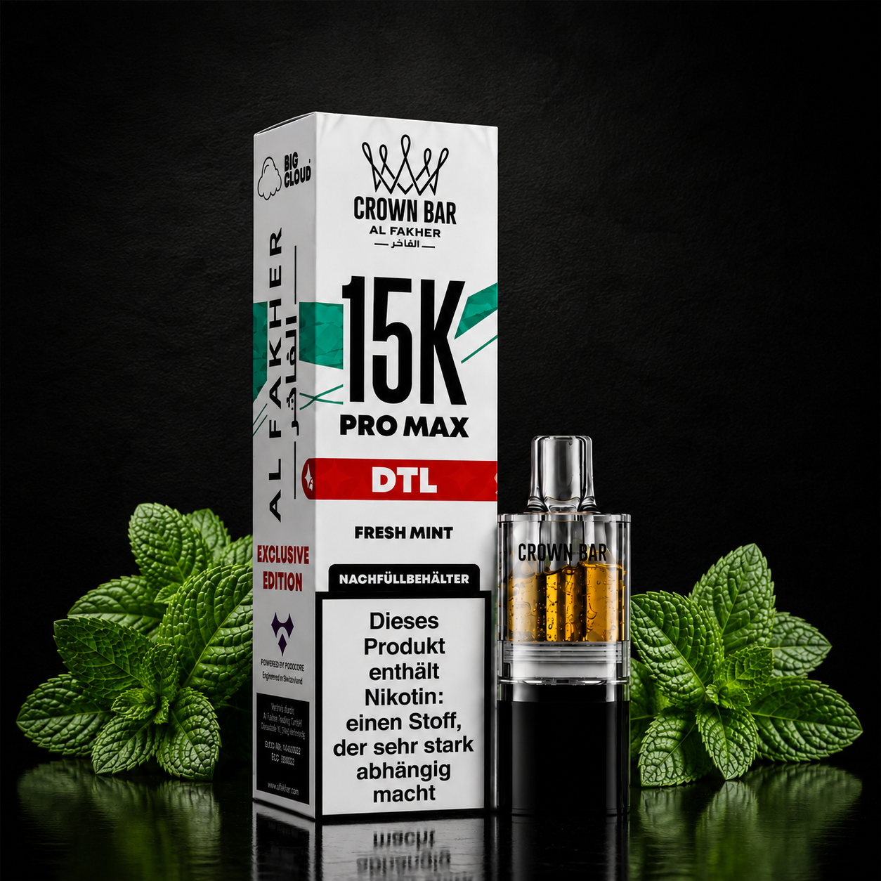 Al Fakher 15K Pro Max | POD | Fresh Mint