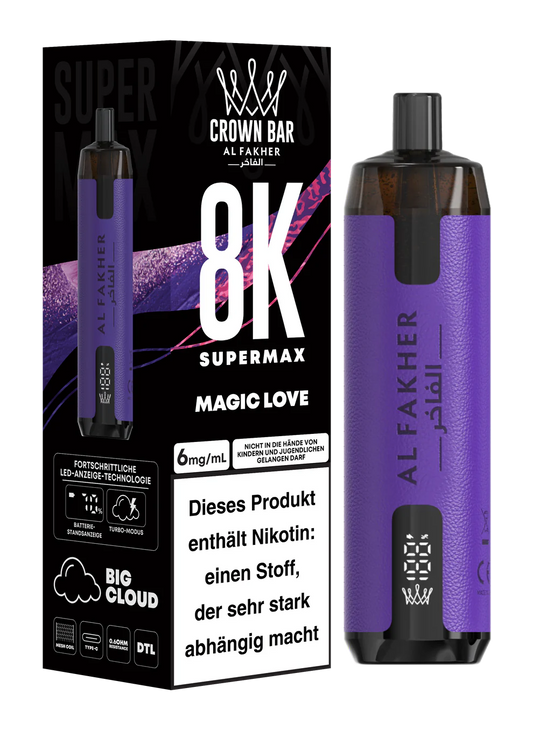 AL FAKHER - SuperMax - 8.000 Züge - Magic Love