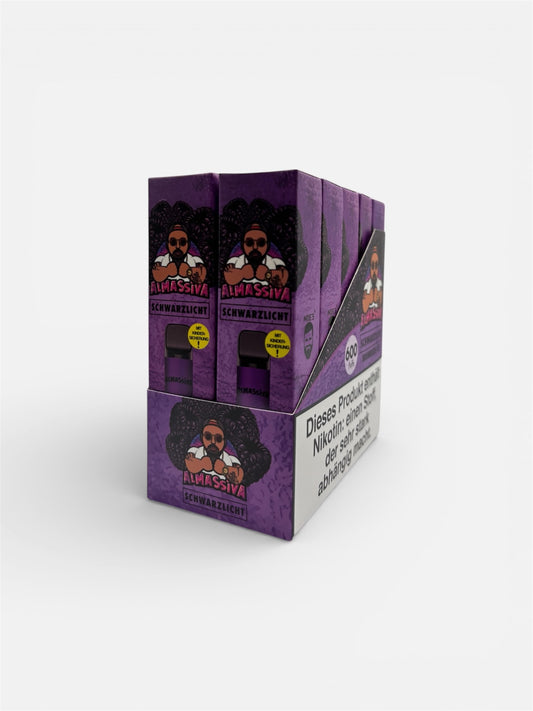 Almassiva - 600 Züge - Schwarzlicht - 10stk