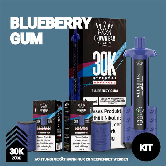 Al Fakher 30k Blueberry Gum Hypermax