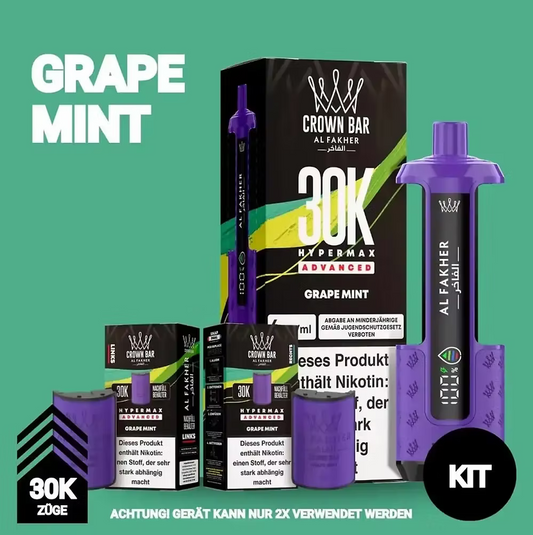 Al Fakher 30K - Grape Mint - Hypermax