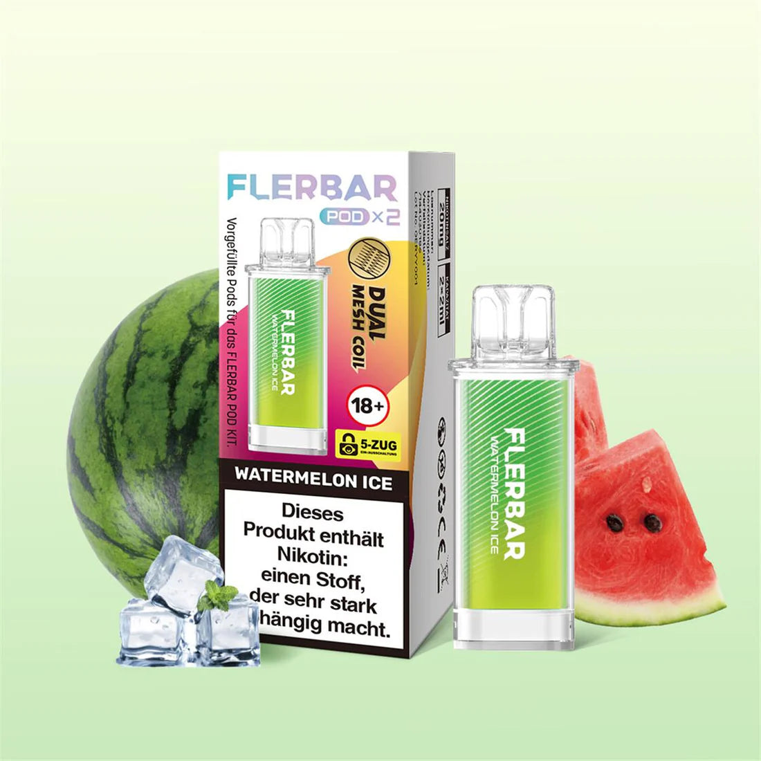 Flerbar Pod Watermelon Ice 2x2ml