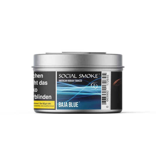 Social Smoke Shisha Tabak 200g - Baja Blue