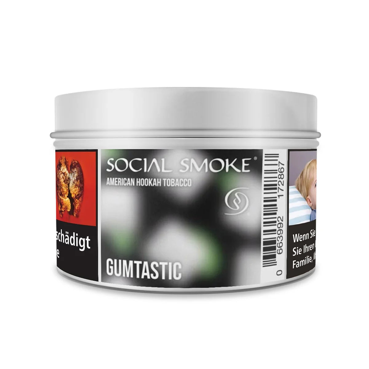 Social Smoke Shisha Tabak 200g - Gumtastic