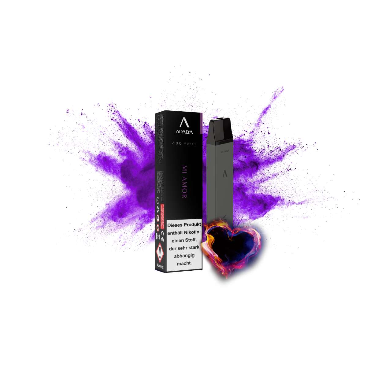 Adalya Vapes - 600 Züge - Mi Amor